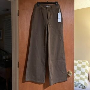 NWT Good American Brown Pants